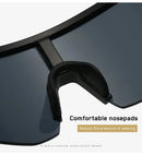ROCKBROS New Large Lens Riding Windproof Sunglasses, Mountain Bike Glasses, Hiking Camping Fishing Mountaineering UV400 Goggles