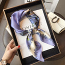 100% Natural Silk Square Scarf Women Hairband Foulard High Quality Bandana Scarves Female Neckerchief Headkerchief Shawl Wrap