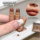 ‌10 Colors Brown Toned Capsule Lipstick Set Smooth Matte Velvet‌ Lasting Mini Lip Balm Smudge Proof High Pigment Lips Makeup Kit