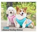 Summer Pet Dog Clothes Breathable Cooling Reflective Vest Small Medium Large Dog Puppy Cooling Quick Dry Summer Vest Pet Clothes