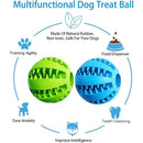 1/2pcs Dog Toy Ball Interactive Rubber Balls Puppy Chewing Toys Pet Tooth Cleaning Ball Cats Pets Food Treat Feeder Balls Toy