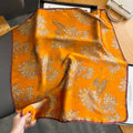 100% Natural Silk Square Scarf Women Hairband Foulard High Quality Bandana Scarves Female Neckerchief Headkerchief Shawl Wrap