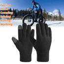 Touchscreen Thermal Gloves – Fleece-Lined Warm Gloves for Running, Hiking & Winter