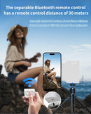 PH-80 Magnetic Camera Grip with Remote Shutter Fill Light Remote Control Handle Universal for Phones