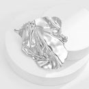 Loe | Stainless Steel Geometric Brooch New Plated 18k Gold Clothing Accessories High Quality Irregular Jewelry