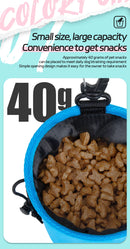 SMALL COMBINATION Portable Dog Training Snack Bag Puppy Dog Snack Bag for Leash Outdoor Pet Snacks Awards Waist Bag XZH-T24001-1