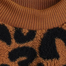 Pet Sweater Attractive Pet Clothes All-match dog pullover, pet sweater, leopard print, French bulldog, pet clothing dog clothing