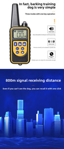 Pet dog supplies, bark control, dog training device, collar electric shock, vibration warning, dog training,800 meters control