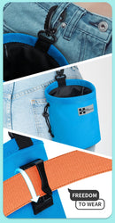 SMALL COMBINATION Portable Dog Training Snack Bag Puppy Dog Snack Bag for Leash Outdoor Pet Snacks Awards Waist Bag XZH-T24001-1