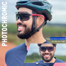 SCVCN Photochromic Cycling Sunglasses Men MTB bike Sports Cycling Glasses Goggles UV400 Woman Bicycle Riding Driving Glasses