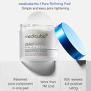 Medicube ZERO PORE PAD 2.0,Pre-Soaked Dual-Texture Cotton Pads,Hydrating&Soothing Formula,Korean Skincare,K-Beauty,Korean Makeup