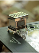 Mountainhiker Camping Portable Mini Incense Burner Firewood Lightweight Small Ornament Observing Fire Carbon Stove Aromatherapy