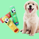 Plush Dog Toys Beer Bottle Shaped for Small & Large Dogs Bite Resistant Clean Teeth with Squeaky Interactive Function Pet Suppl