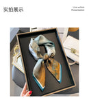 100% Natural Silk Square Scarf Women Hairband Foulard High Quality Bandana Scarves Female Neckerchief Headkerchief Shawl Wrap