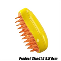 Steamed dog brush with essential oil Electric Spray Cat Hair Brush 3 in1 Dog Steamer Brush for Massage Pet Grooming Removing