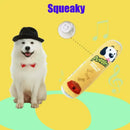 Plush Dog Toys Beer Bottle Shaped for Small & Large Dogs Bite Resistant Clean Teeth with Squeaky Interactive Function Pet Suppl
