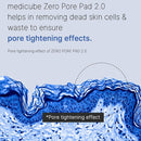 Medicube ZERO PORE PAD 2.0,Pre-Soaked Dual-Texture Cotton Pads,Hydrating&Soothing Formula,Korean Skincare,K-Beauty,Korean Makeup