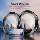 Glitter Camera Lens Protector For iPhone 15 Pro Max 14 11 12 13 Mini 9H Tempered Glass Screen Protector Cover Film Metal Ring