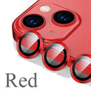 Glitter Camera Lens Protector For iPhone 15 Pro Max 14 11 12 13 Mini 9H Tempered Glass Screen Protector Cover Film Metal Ring