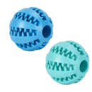 1/2pcs Dog Toy Ball Interactive Rubber Balls Puppy Chewing Toys Pet Tooth Cleaning Ball Cats Pets Food Treat Feeder Balls Toy