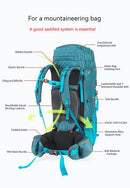 Naturehike Backpack Waterproof  Rucksack 45L 55L 65L Big Knapsack Backpacking Camping Climbing Hiking Travel Bag With Rain Cover