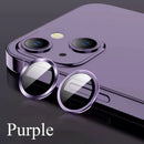 Glitter Camera Lens Protector For iPhone 15 Pro Max 14 11 12 13 Mini 9H Tempered Glass Screen Protector Cover Film Metal Ring