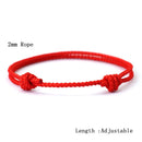 Noter New Good Luck Red Thread Bracelet Unisex High Quality Handmade Braided Friendship Braslet Adjustable 11 Colors Available