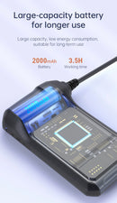 Industrial Endoscope Camera 4.3inch IPS Screen 8mm HD1080P IP67 Waterproof 8 LED Light Inspection Borescope for Pipe Car Repair