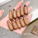 ‌10 Colors Brown Toned Capsule Lipstick Set Smooth Matte Velvet‌ Lasting Mini Lip Balm Smudge Proof High Pigment Lips Makeup Kit