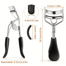 11/16PCS Eyelash Curler with 10pcs Replacement Pads Women Professional Eyelashes Curling Tweezers Clips Lasting Eye Makeup Tools