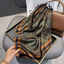 100% Natural Silk Square Scarf Women Hairband Foulard High Quality Bandana Scarves Female Neckerchief Headkerchief Shawl Wrap