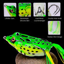 5G 8G 13G Frog Fishing Lures set Trolling Silicone Bait with Fishing Hooks Catfish Top Water Soft Plastic Artificial Frog Bait