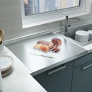 This Stainless Steel Kitchen Cutting Board Is Easy To Clean, Double-sided and Versatile Suitable for Handling Kitchen Vegetables
