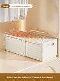 Adjustable Clothes Storage Box Closet Organizer Categorized Clothing Organizer Kitchen Cabinet Storage Bin Home Organizer