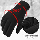 Touchscreen Thermal Gloves – Fleece-Lined Warm Gloves for Running, Hiking & Winter