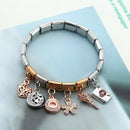 Hapiship New Original Daisy Fashion Rose Flower Heart Flower Envelope Charm Italian Links Fit 9mm Bracelet Jewelry Making DJ375