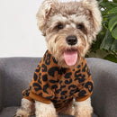 Pet Sweater Attractive Pet Clothes All-match dog pullover, pet sweater, leopard print, French bulldog, pet clothing dog clothing