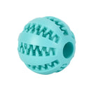 1/2pcs Dog Toy Ball Interactive Rubber Balls Puppy Chewing Toys Pet Tooth Cleaning Ball Cats Pets Food Treat Feeder Balls Toy