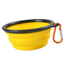 350ML/1000ML Foldable Silicone Pet Bowl Portable Puppy Food Container Collapsible Feeder for Outdoor Camping Dog Accessories