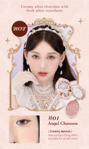 Flower Knows Strawberry Rococo Series Embossed Blush 5g Blush Powder Berry Mary Blusher Palette Makeup Profesional