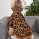 Pet Sweater Attractive Pet Clothes All-match dog pullover, pet sweater, leopard print, French bulldog, pet clothing dog clothing