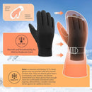 Touchscreen Thermal Gloves – Fleece-Lined Warm Gloves for Running, Hiking & Winter