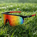 ROCKBROS New Large Lens Riding Windproof Sunglasses, Mountain Bike Glasses, Hiking Camping Fishing Mountaineering UV400 Goggles