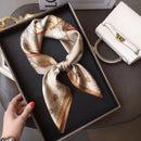 100% Natural Silk Square Scarf Women Hairband Foulard High Quality Bandana Scarves Female Neckerchief Headkerchief Shawl Wrap