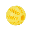 1/2pcs Dog Toy Ball Interactive Rubber Balls Puppy Chewing Toys Pet Tooth Cleaning Ball Cats Pets Food Treat Feeder Balls Toy
