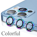 Glitter Camera Lens Protector For iPhone 15 Pro Max 14 11 12 13 Mini 9H Tempered Glass Screen Protector Cover Film Metal Ring