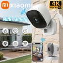 Hot Sale Smart Mini 4K Security Camera Full Color Night Vision WiFi IP65 Waterproof Motion Detection 2-Way Audio Indoor Outdoor