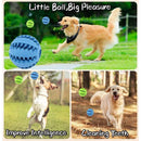 1/2pcs Dog Toy Ball Interactive Rubber Balls Puppy Chewing Toys Pet Tooth Cleaning Ball Cats Pets Food Treat Feeder Balls Toy
