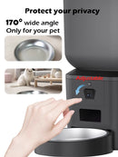 5G Automatic Cat Feeder With 1080p Camera Video WiFi Cat Food Dispenser Pet Smart Voice Recorder Remote Control Pet Auto Feeder