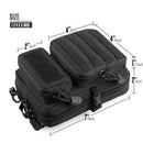 Mini Molle Utility Pouch, EDC Small Tool Pouch for Outdoor Hiking Camping, Phone & Gear Storage Bag